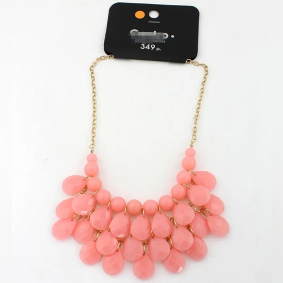 Pink Versatile Sweater Necklace - Picture 2 of 4
